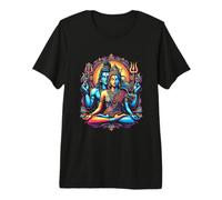 Señor Shiva Durga Dios hindú Mahadeva Diosa Diosa Parvati Camiseta Premium