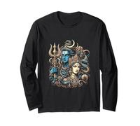 Señor Shiva Durga Dios hindú Mahadeva Diosa Diosa Parvati Manga Larga