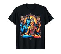 Señor Shiva Durga Dios hindú Mahadeva Diosa Parvati Camiseta