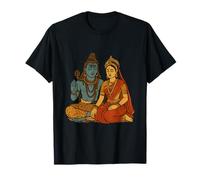 Señor Shiva Durga Dios hindú Mahadeva Diosa Parvati Camiseta