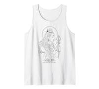 Señor Shiva Hinduismo Dios Minimalista Mitología Hindú Camiseta sin Mangas