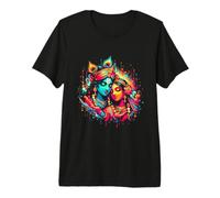 Señor Shri Krishna Radha Rani Radhika Krishna Devoto Amante Camiseta Premium