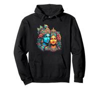Señor Shri Krishna Radha Rani Radhika Krishna Devoto Amante Sudadera con Capucha