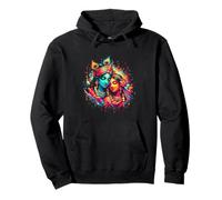 Señor Shri Krishna Radha Rani Radhika Krishna Devoto Amante Sudadera con Capucha