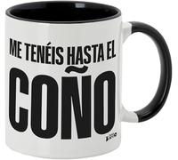 señor tarao® Taza de Cerámica Graciosa 350ml, Sr. Tarao Frases Originales, Regalos Divertidos, Frases de Humor (C*ño)
