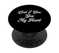 Señor Te doy Mi Corazón Culto Cristiano Religión Orando PopSockets PopGrip Adhesivo