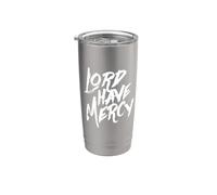 Señor Ten Misericordia Oraciones y respuestas en misas católicas Vaso térmico de acero inoxidable de doble pared