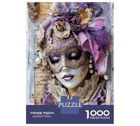 Señora con másCochea Veneciana 1000 Piezas Set De Puzzle MasCocheada Elegante Puzzle para Adultos, Cochetón Reciclado - Reto Educativo Chulo, Juego En Casa, Idea De Regalo para Fans 52x38cm/1000pcs