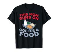 Señora del Almuerzo Café Colegio Casino Cocinera Lunch Lady Camiseta