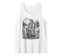 Señora del Lago Leyenda Arturo Fantasía Sagrada Línea Arte Camiseta sin Mangas