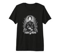Señora en Negro Guerra Civil Viuda Inquietante Leyenda Americana Camiseta Premium
