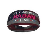 Señora Presidenta Elecciones 2024 Voto Femenino Mujer Hombre Diadema Deportiva Antideslizante Banda para El Sudor Transpirable Cinta Sudor Cabeza para Ciclismo Correr Fitness Yoga