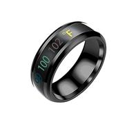 Señoras Anillos 925 Anillo Mágico Indicador Temperatura Pareja Estado de ánimo Inteligente Físico Anillos Anillos Cadena, 13, Cobre, Sin piedras preciosas
