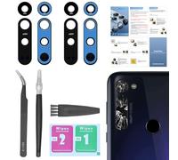 Senpinkboo Paquete de 2 lentes de repuesto para cámara trasera Motorola Moto G Stylus (2020) XT2043 con adhesivo preinstalado, incluye juego de herramientas de reparación + manual de instalación