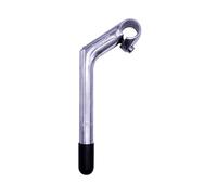 SENQI 22,2 x 25,4 mm electrochapado de cuello de cisne aleación de aluminio 80 * 180 * 200 tallos con dientes BSB040 (plata)