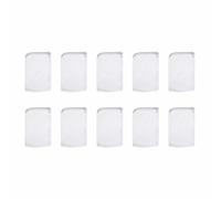 SENRISE 10 bolsas de red de filtro de tela Oxford, bolsas de filtro de acuario con cremallera, calcetines de fieltro de malla fina para carbón activado, anillos de cerámica, biosferas blancas, 15 x 20