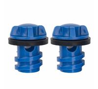 SENRISE 2 tapones de drenaje de refrigerador, tapón de sellado de repuesto para tanque de agua de ABS compatible con la serie Yeti Tundra (azul)