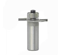 SENRISE Broca de enrutador de rodamientos de carburo, broca de enrutador en T de vástago de 1/4 pulgadas para maderas, MDF, tablero de partículas, madera contrachapada, tamaño 1/2 x 3/16