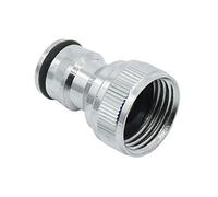 SENRISE - Conector de manguera para grifo, 2 unidades, conector roscado, adaptador de grifo para tuberías de agua, lavadora (hembra de 1/2")