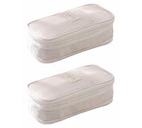 SENRISE Estuche para lápices de papelería, estuche de gran capacidad, organizador de bolígrafos duradero para oficina, universidad, escuela, adolescente, niña, niño, hombre, estudiante, R, 2PC