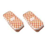 SENRISE Estuche para lápices de papelería, estuche de gran capacidad, organizador de bolígrafos duradero para oficina, universidad, escuela, adolescente, niña, niño, hombre, estudiante, M, 2PC