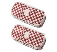 SENRISE Estuche para lápices de papelería, estuche de gran capacidad, organizador de bolígrafos duradero para oficina, universidad, escuela, adolescente, niña, niño, hombre, estudiante, l, 2PC