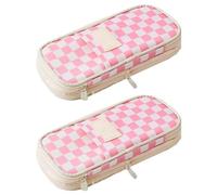 SENRISE Estuche para lápices de papelería, estuche de gran capacidad, organizador de bolígrafos duradero para oficina, universidad, escuela, adolescente, niña, niño, hombre, estudiante, h, 2PC