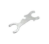 SENRISE Llave de ducha, llave de baño universal de acero inoxidable, herramienta de instalación de fontanería para válvulas angulares, mangueras, tuberías de ducha (A)