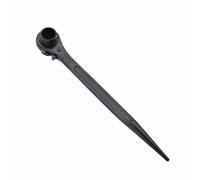 SENRISE Llave de trinquete para andamio, llave de carraca de 17 mm a 19 mm, herramienta de andamio para reparación de automóviles y mantenimiento mecánico (negro)