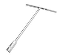 Senrise - Llave de tubo larga, 6-19 mm, con barra en T hexagonal de alcance profundo (1 unidad), plateado