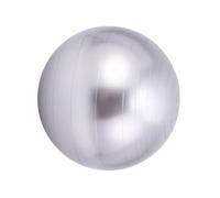 SENRISE Pelota de gimnasio, antideslizantes, grandes, con bomba para yoga, pilates, fitness, embarazo y trabajo de parto, color plateado, 75 cm de diámetro