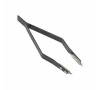 SENRISE Pinzas de barra de resorte de reloj, pinzas de aleación de aluminio en forma de V, accesorios de joyería y reloj para ajuste de correa y extracción de eslabones, gris, 11.5cm*4cm*0.9cm