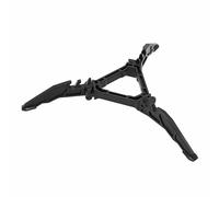 SENRISE Soporte para depósito de gasolina, trípode de nailon, soporte plegable para cartucho, para camping, senderismo, picnic, cocina (negro)