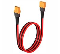 SENRISE XT60 - Conector hembra a hembra con cable de extensión para estación de energía de batería RC Lipo (60 cm)