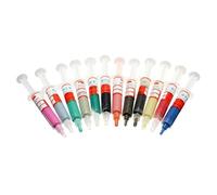 SENRN 12Pcs Diamond Lapping Paste Polishing Compound for Fine to Final Polishing Grits 0.5-40 Micron 5 gram