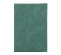 Senrusa 100 hojas de cuaderno PU Leather A5 Forrada de diario Ligero Oficina de negocios para la mayoría de las escenas (Vert foncé)