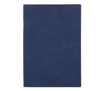 Senrusa 100 hojas de cuaderno PU Leather A5 Forrada de diario Ligero Oficina de negocios para la mayoría de las escenas (Bleu foncé)