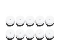 Senrusa 10Pcs Tennis Racket Grip Tape Anti Slip Comfortable Sweat Absorbent Badminton Racket Overgrips for Fishing Rods Squash Racket (White)