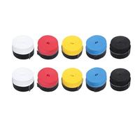 Senrusa 10Pcs Tennis Racket Grip Tape Anti Slip Comfortable Sweat Absorbent Badminton Racket Overgrips for Fishing Rods Squash Racket (Mixed Color)