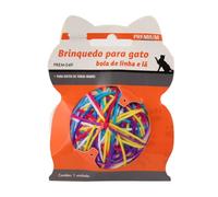 Senrusa Cat Yarn Ball Toy Colorful Teeth Grinding Cleaning Boredom Relief Kitten Woolen Yarn Ball for Indoor (S)