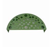 Senrusa Shrimp Breeding Cave Aquarium Tunnel Protector Delicate Landscape Hollow Hideouts Statue Fishtank Habitat Decoration (Verde)