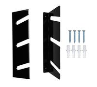 Senrusa Skateboard Rack Wall Mount Acrylic 3 Layer Snowboard Display Storage Shelf for Garage Living Room