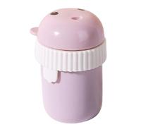 Senrusa Soporte para palillos de dientes, contenedor de plástico portátil para palillos de dientes, lindo dispensador de palillos multifuncional para sala de estar, hotel, restaurante (Pink)