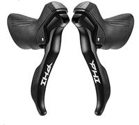 SENSAH Palanca de cambios para bicicleta de carreras, 2x8/2x9/2x10/2x11 velocidades Cambio de marchas, freno y cable de cambio, compatible con Shimano (2 x 10S PHI: compatible con R4600/5700/6700)