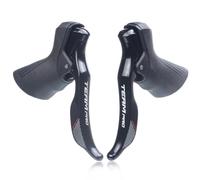SENSAH STI - Palanca de cambios doble para bicicleta de carreras, 2 x 8/2 x 9/2 x 10/2 x 11 velocidades, compatible con Shimano (2 x 11S Team PRO: compatible con R5800 105 R7000)