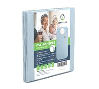 Sensalou Babero para Adultos - Protector Ropa Impermeable con Botón - 90x45cm