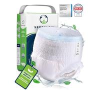 Sensalou Braguitas para incontinencia para pañales talla S (22 piezas) para adolescentes y adultos jóvenes - Pañales absorbentes - Pantalones protectores de mujer y hombre para día y noche