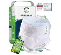 Sensalou Pañales para incontinencia tamaño S - Paquete de prueba 2 piezas para adolescentes y adultos jóvenes - Pañales absorbentes - Pantalones protectores mujeres hombres día noche