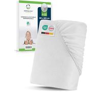 Sensalou Protector de Colchón Impermeable 80 x 180 cm Paquete de 2 - Sábana Bajera Ajustable Antialérgica y Transpirable, para Niños y Jóvenes, Lavable A 95 °C, Protección Incontinencia y Sudor