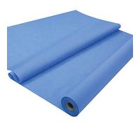 Sensalux - Rollo de mantel para tela no tejida, fieltro similar a la tela, certificado Öko-Tex, clase I, 1 m x 25 m, color azul claro